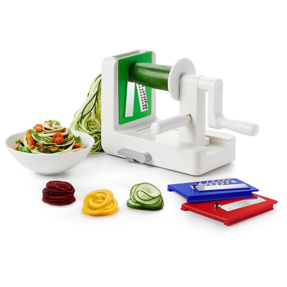 OXO Good Grips Spiralizer and Cookbook of 150 recipes.